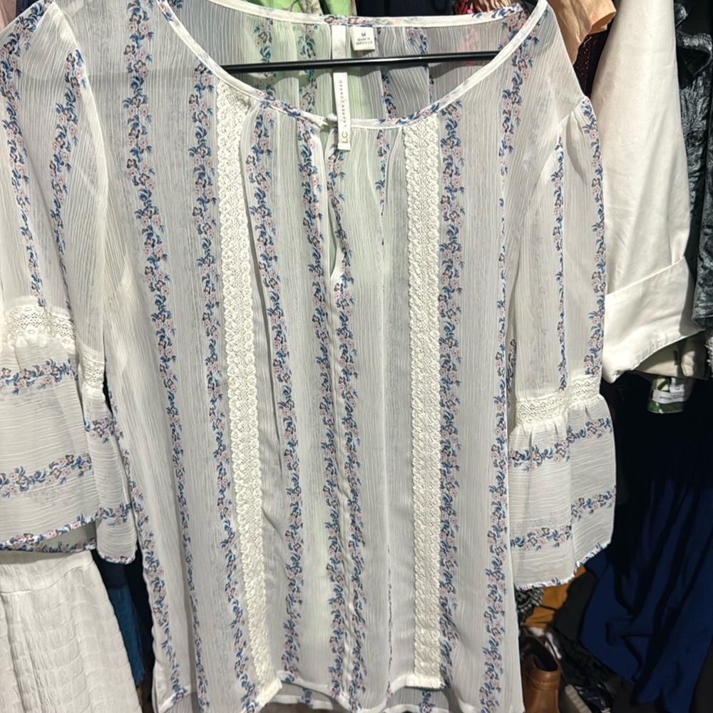 Lauren Conrad Sheer Blouse